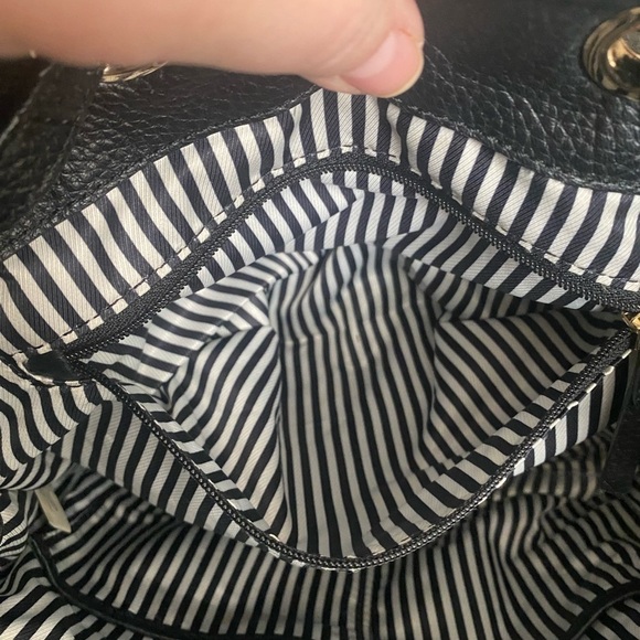 Kate Spade Black Backpack Pebbled Leather - Picture 6 of 13